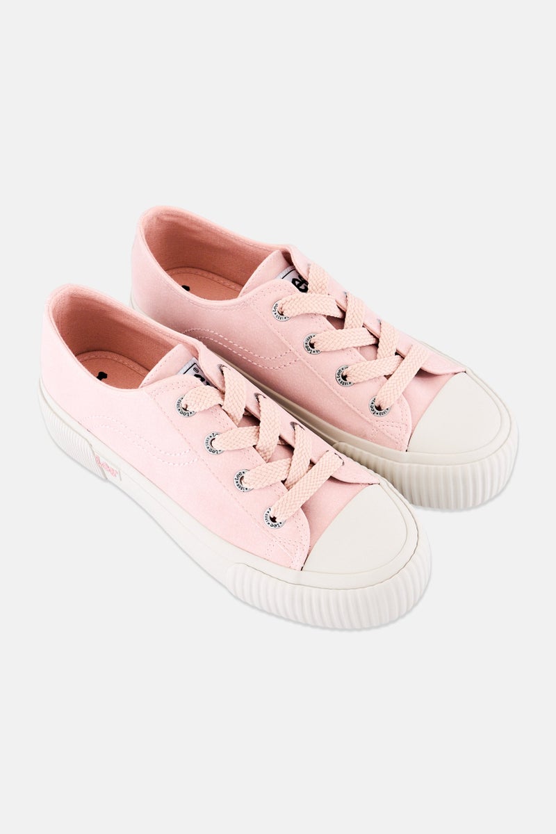 LEE Women Lace Up Casual Shoes, Pink - Image 2