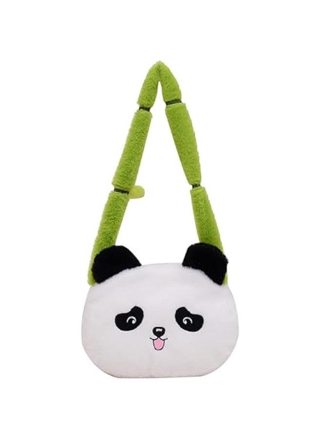 Cute Panda Plush Crossbody Purse Small Fluffy Satchel Shoulder Messenger Bag Animal Handbag Purse for Women Girls,B#  - Image 1