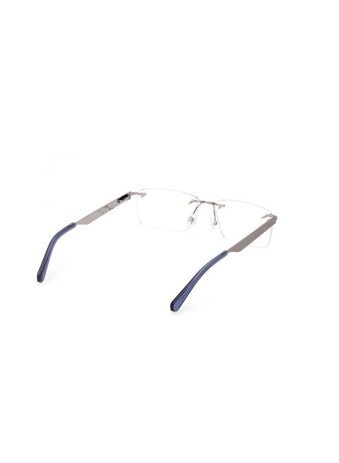 GANT Ga3296 Rectangular Metal Frames For Men Size 54, Shiny Dark Ruthenium - Image 5