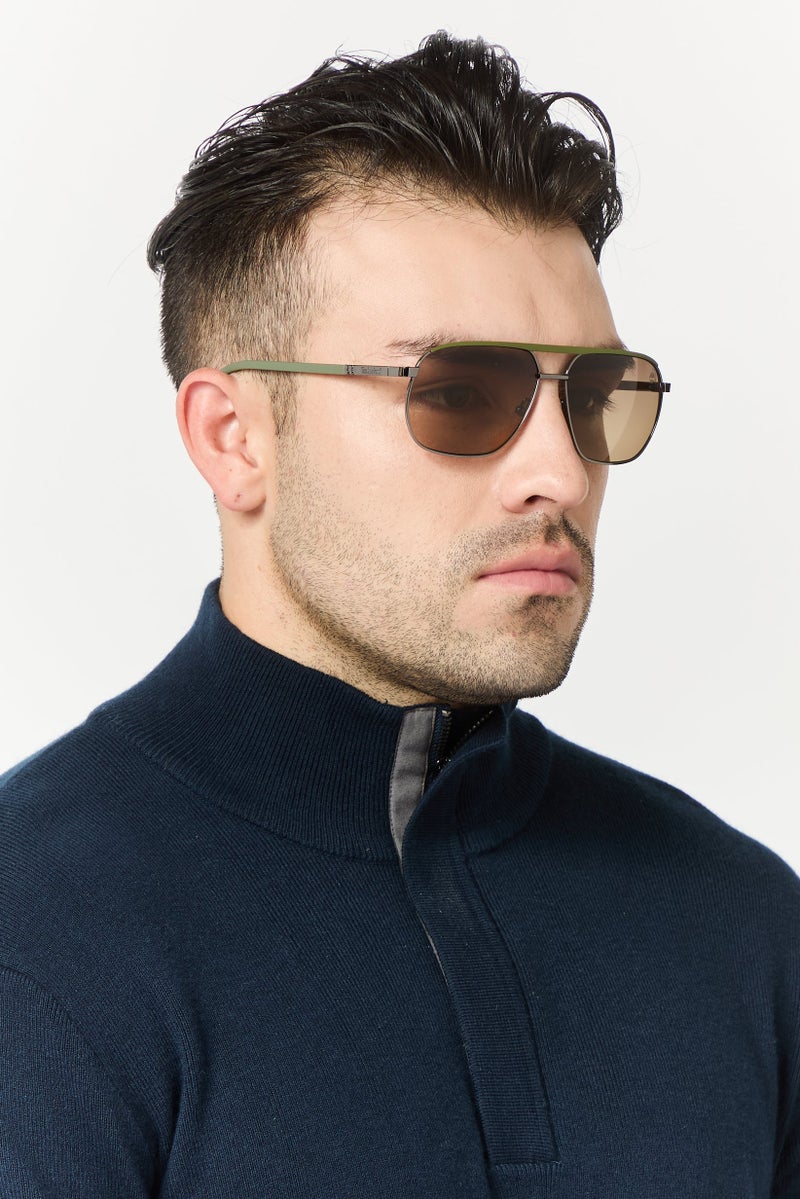Timberland Men Polarized Sunglasses, Olive - Image 2