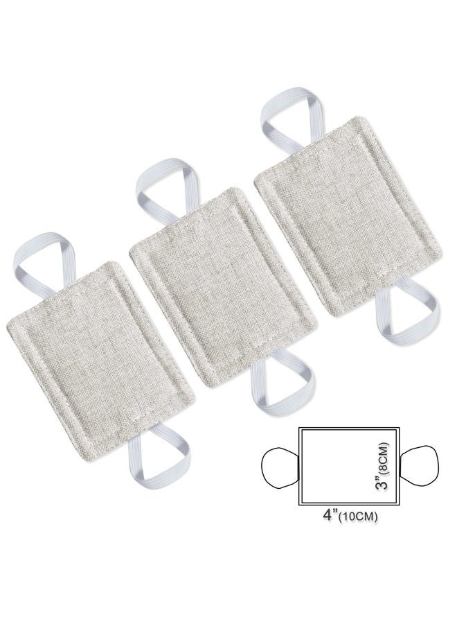 warmtone Door Silencer Quiet Door Closer Cushion, Padded Door Latch Cover for Nursery, Baby, Light Sleepers Noise Reduced Prevent from Locking for Toddler Safety - 4 x 3 inch, Natural Colored, Pack-3 - Image 2