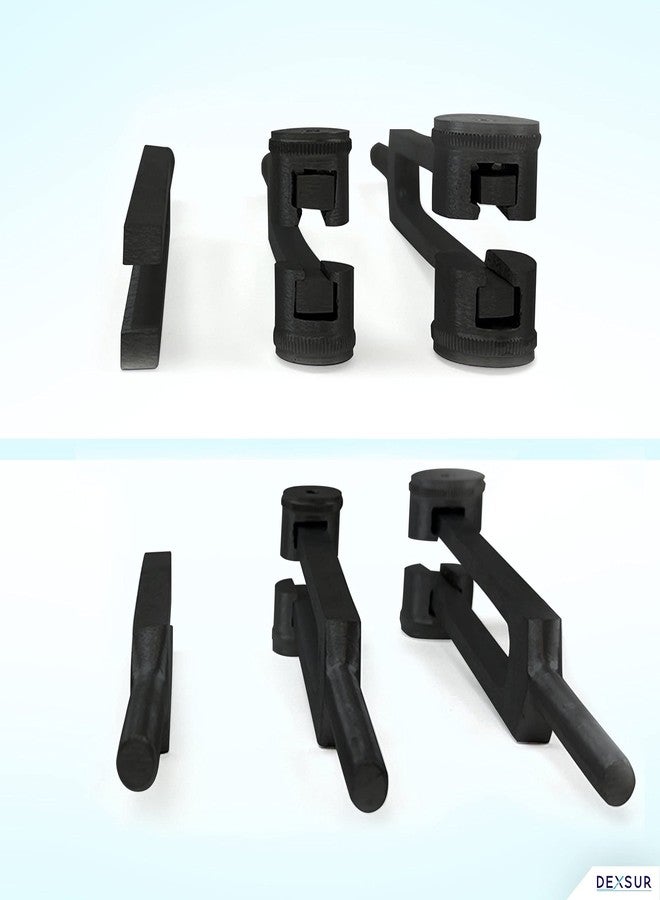 DEXSUR Medical Grade Aluminum Alloy Sensory Tuning Fork Activator For Healing, Therapy Non Magnetic One Each of C 128, C 256, C 512 Tuning Forks, Black, 3 Pcs - Image 4