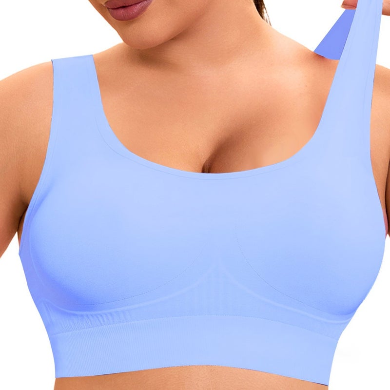2024 5-Color Vest Quick-Drying With Chest Pad Running Sports Underwear Seamless Yoga Clothing Fitness Top - Image 3