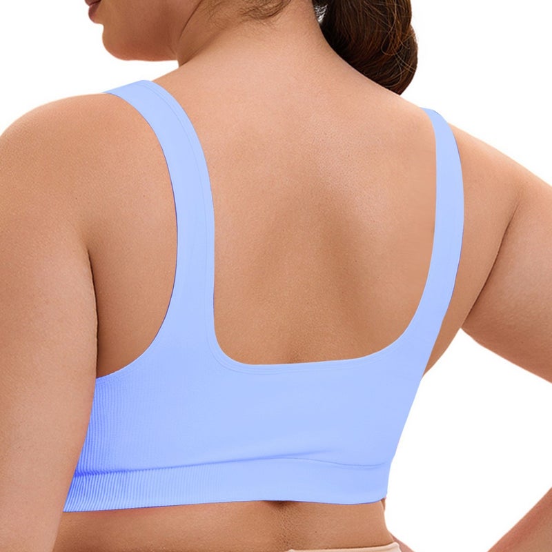 2024 5-Color Vest Quick-Drying With Chest Pad Running Sports Underwear Seamless Yoga Clothing Fitness Top - Image 4