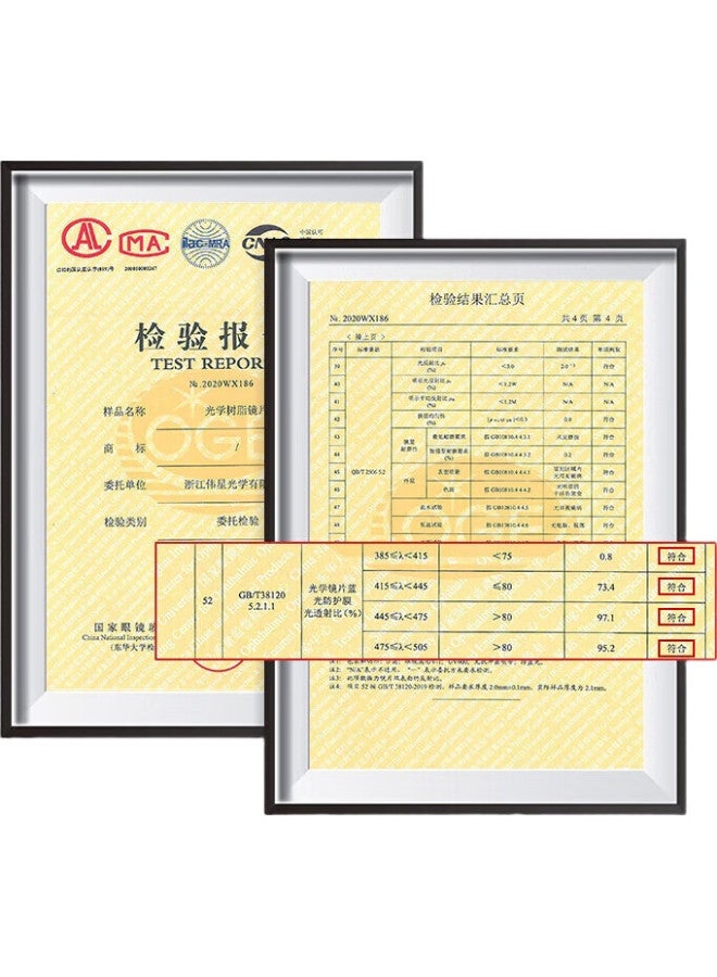 pulais Unisex High Definition Anti-Blue Light Reading Glasses For Elderly With Radiation Protection, Black, 200 Degrees - Image 2