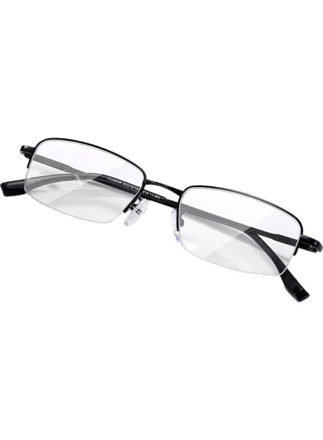 pulais Unisex High Definition Anti-Blue Light Reading Glasses For Elderly With Radiation Protection, Black, 200 Degrees - Image 3