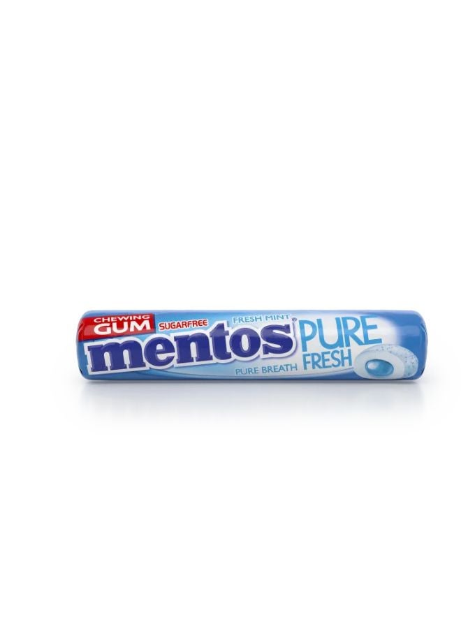 Mentos Fresh Mint Chewing Gum 9 Pieces 15.75grams x 16