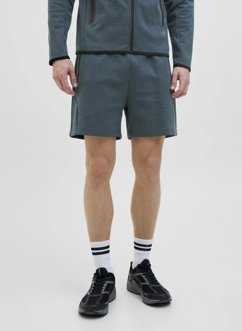 casual Drawstring Sweat Shorts