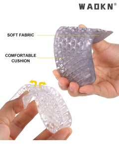 WAOKN Height increasing Insole, Heightening 1.6'' Insole for Men, Arch Support Half-insert Shock-absorbing Heel Lift Pad for Men, Can Be Worn in Socks, Comfortable and Breathable Height-increasing Insole  - Image 3