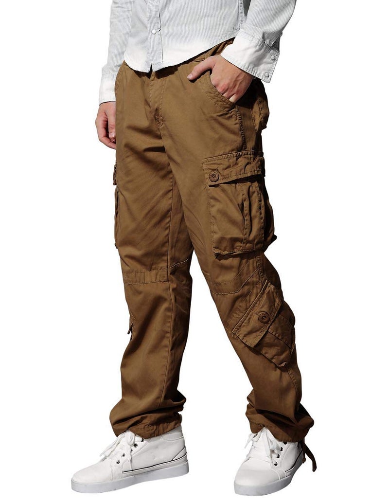 Match Men's Wild Cargo Pants (3357 Mud, 34) - Image 2