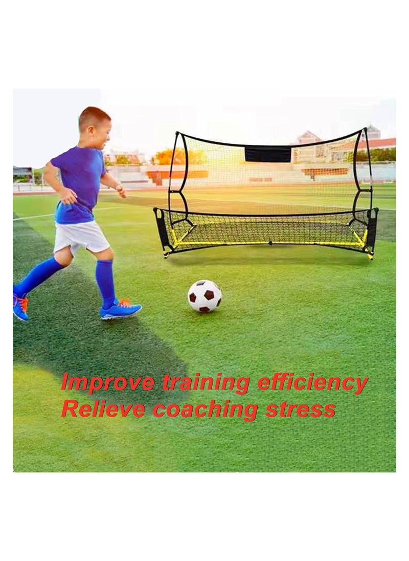 Generic - Portable Soccer Rebounder Net with Soccer Trainer, 2 in 1 Soccer Rebounder Net size: 183 x 120cm - Image 1