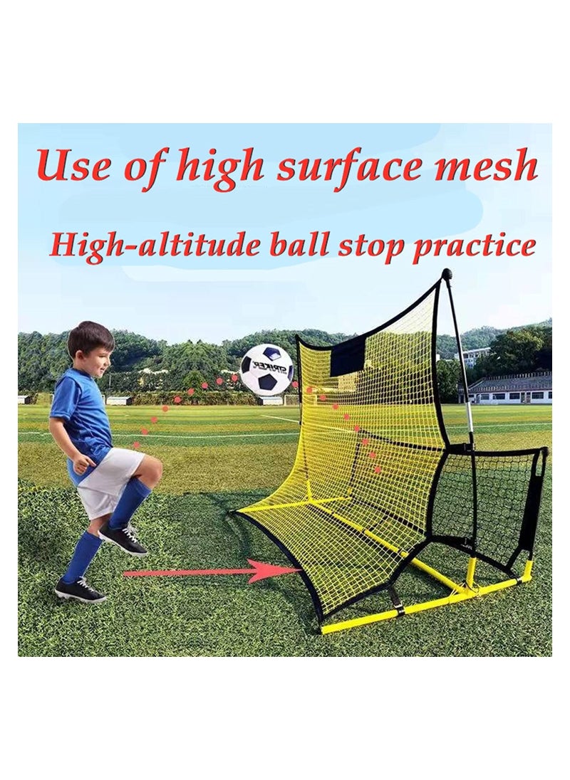 Generic - Portable Soccer Rebounder Net with Soccer Trainer, 2 in 1 Soccer Rebounder Net size: 183 x 120cm - Image 1