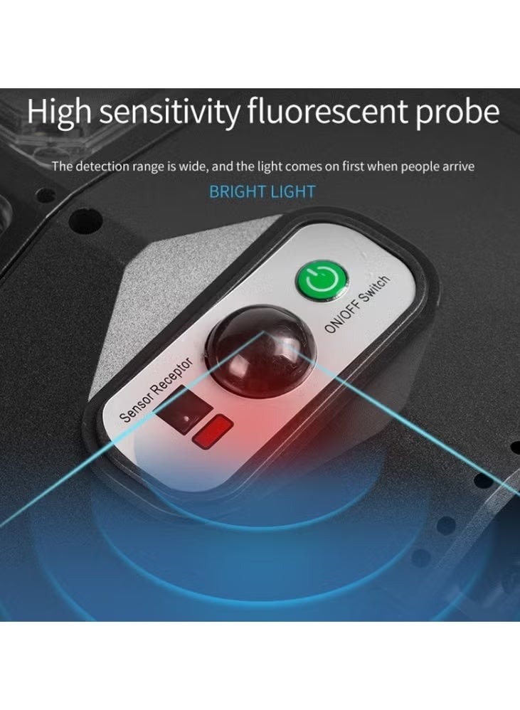 جينيكست كشاف ضوء شمسي آمن مزود بجهاز تحكم عن بعد ومستشعر حركة للحديقة والمرآب - Image 3