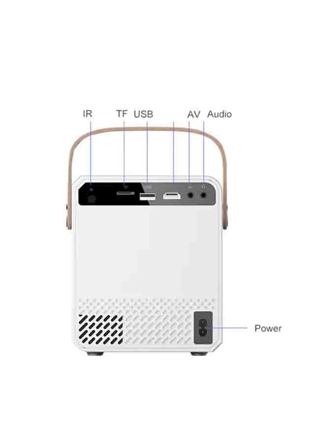 Mi VAZA - Portable Projector Wifi Android Full HD with Auto Keystone Compatible with Phone/Computer/TV Stick/HDMI/USB/PS5/iOS/PS4 for Bedroom/Living Room, Suitable for Office/Family/Student Education/Kids Gifts - Image 1