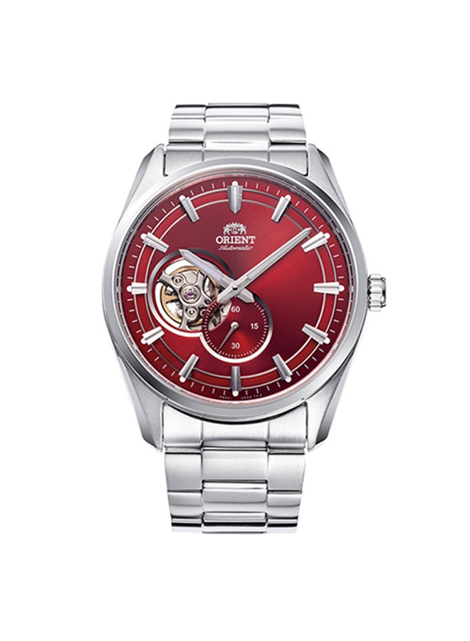 ORIENT Men Automatic Skeleton Red Dial Stainless Steel Men's Watch RA-AR0010R - Image 1