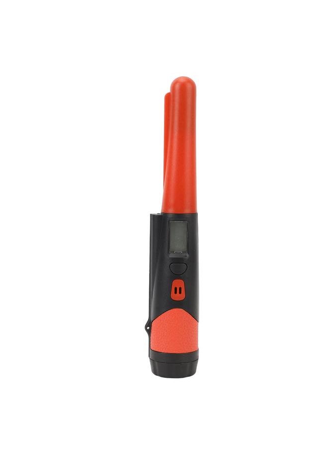 Metal Detector Pinpointer Handheld with LCD Display High Sensitivity Portable Pinpointing Finder for Camping Hiking Orange