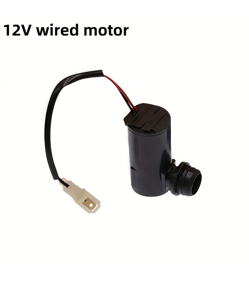 Universal 12V Wiper Washer Motor Pump With Wired Nozzle - Image 4