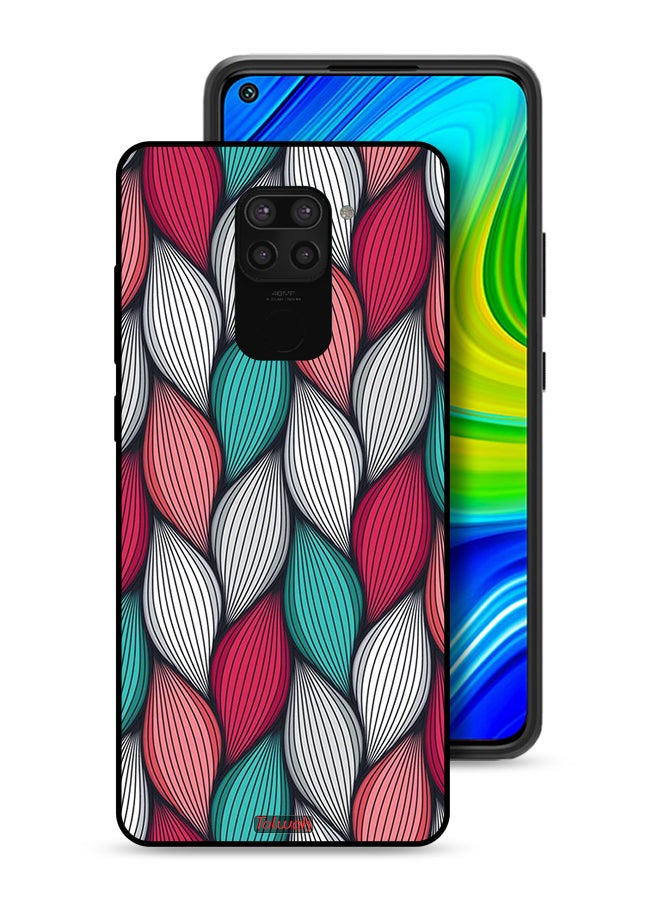 Tolwak Xiaomi Redmi Note 9 Protective Case Cover Feather Pattern - Image 1