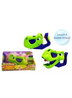 Gazillion Gazillion Bubble Roarin Rex Blaster with 4-Ounces Bubble Solution, Battery Operated | Toy Bubbles | Outdoor Play | Party Favors for Kids | Bubble Blower | Gift for Kids and Adults  - Image 1