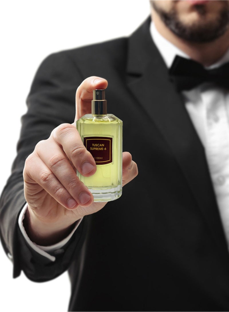 Rosemount Editions Tuscan Supreme-6 100ml Eau de Parfum for Men & Women | Dual Charm, Lasting Appeal | Symphony of Spicy and Leather Allure | Crafted Elegance Unveiled in Every Spritz Since Inception - Image 4