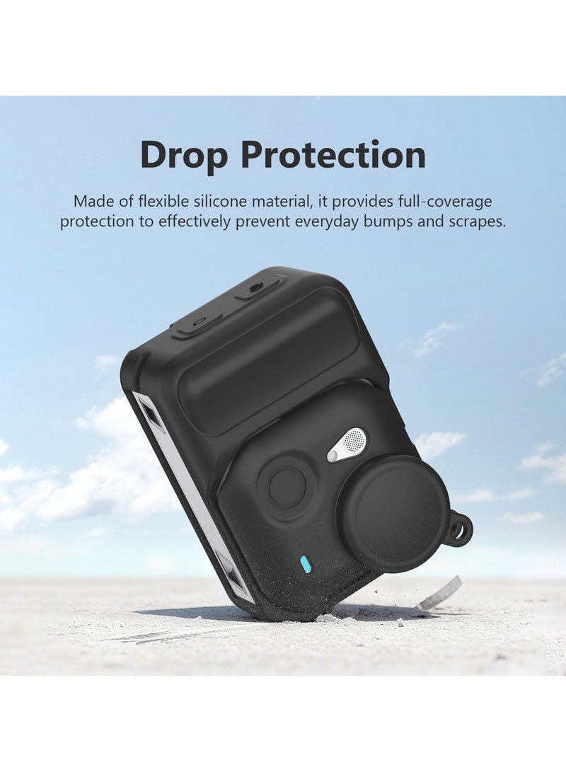 إطار واقي لكاميرا Insta360 GO Ultra - غلاف سيليكون مقاوم للصدمات، بتصميم دقيق ومحمول للحماية الشاملة. - Image 4