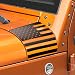 Alicatong Body Armor Flag Decal Hood Corner Cover USA Sticker Fits Jeep Wrangler JK JKU 20072016 2017 2018 Exterior Accessories Precut Side Bonnet Corner Engine Side Decoration VinylMatte Black - Image 2