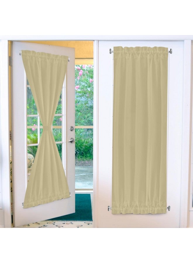 اميزينغ درايبر هاردوير قضبان ستائر دوارة بيضاء من Amazing Drapery Hardware بأطراف فضية، مجموعة من 4 قطع (تتضمن أدوات) - طول قابل للتعديل من 21 إلى 38 بوصة، قضبان معدنية سهلة التركيب للأبواب والنوافذ والأضواء الجانبية  - Image 5