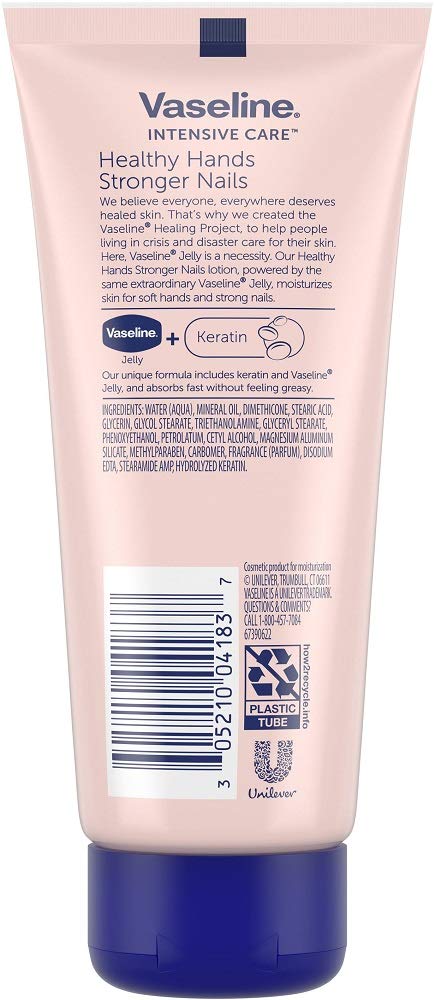 Vaseline Intensive Care Healthy Hand Stronger Nails Lotion 34 Fl Ounce Pack of 3 - Image 2