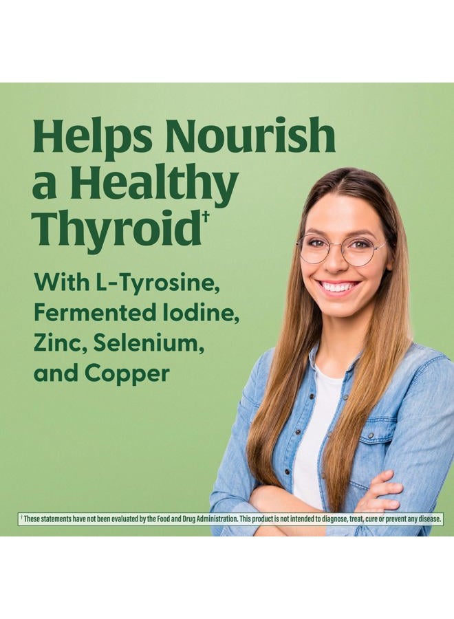 MegaFood Thyroid Strength - Mineral Supplement - Thyroid Support for Women with Ashwagandha, Zinc, Selenium, Copper, Iodine and LTyrosine & Herb Blend - Vegetarian - 90 Tabs (45 Servings) - Image 4