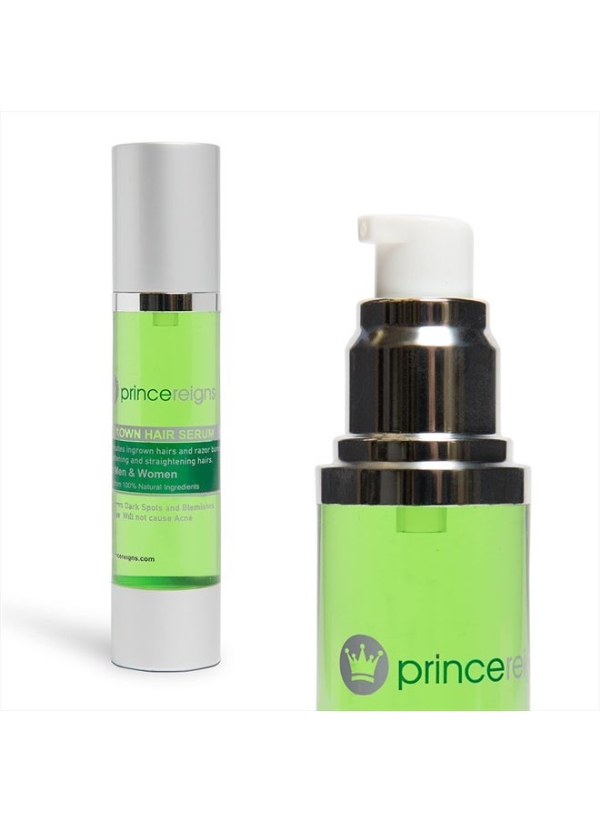 Princereigns - Shaving Gel - Banish Ingrown Hair and Razor Bumps for Smooth, Nourished Skin - 100% Organic Solution for Irritation-Free Skin - Perfect for Both Men and Women - Ideal for Face, Neck, Biki - Image 1