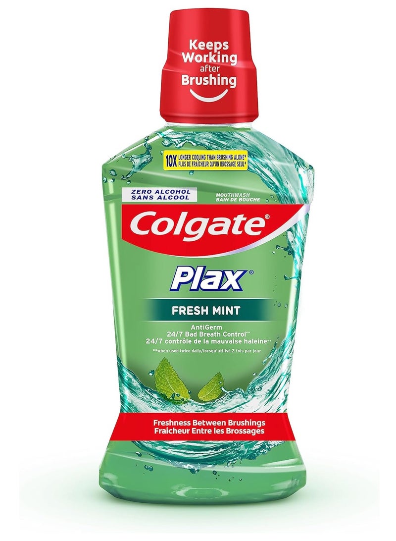 Colgate Plax Mouthwash with Fresh Green Mint Scent - Image 1
