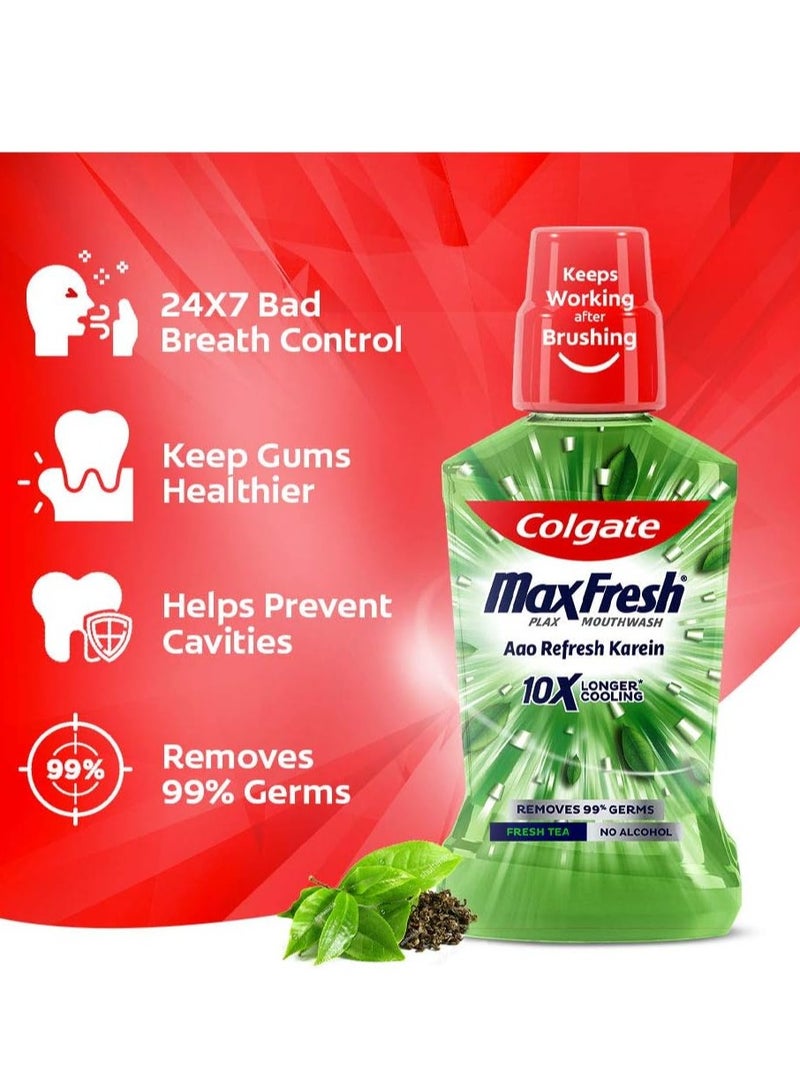 Colgate Plax Mouthwash with Fresh Green Mint Scent - Image 5