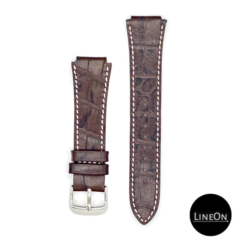 Lineon 18mm Genuine Leather Watch Strap Cut Pattern Specially Compatible With CASIO Royale ae1200, DW-291H, F-91W, F91W, AE-1400wh, A168WA, SGW-300, W-218H, AE-1000w, A158wa with Tool and Pins - Image 5