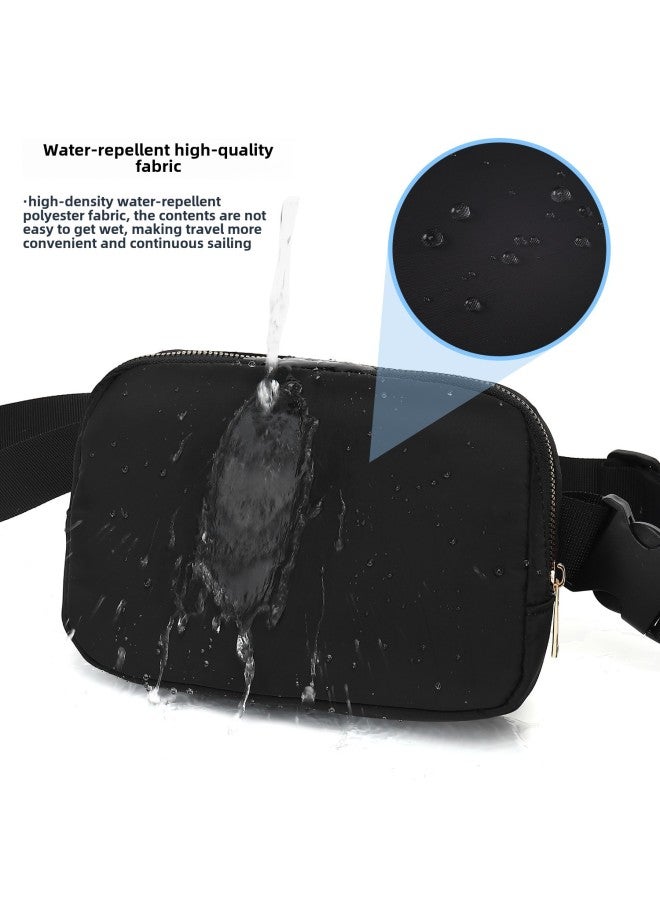 Explosions Lulu Waist Bag With Outdoor Sports Running Slung Mobile Phone Large Capacity Fitness Ladies Chest Bag-Color:Camouflage White  - Image 3