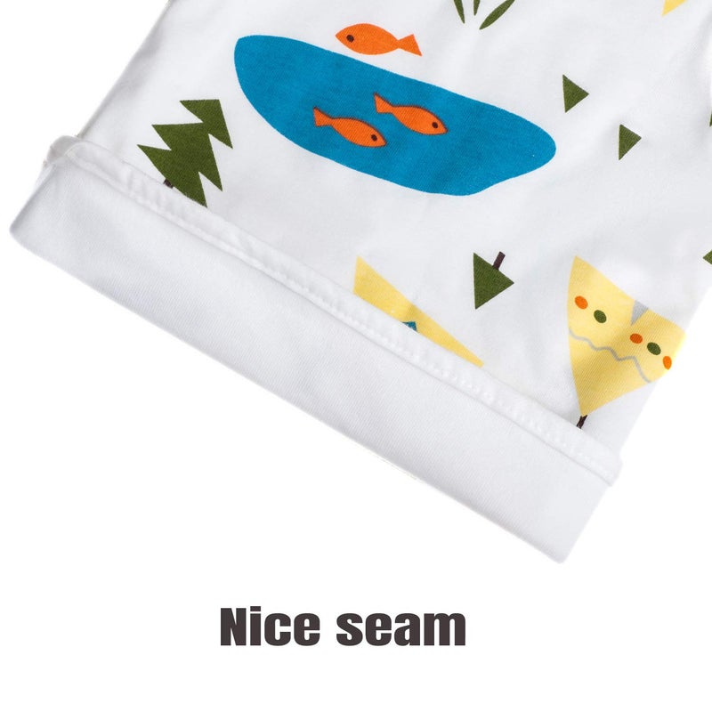 MooMoo Baby سراويل حفاضات مو مو للأطفال لتدريب الحمام، حفاضات تدريب غير قابلة للتسرب للأطفال من عمر 0-4 سنوات - Image 5