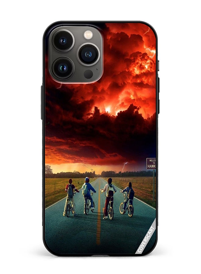 COVERSCART Protective Case Cover For Apple iPhone 14 Pro Max Stranger Things Design Multicolour