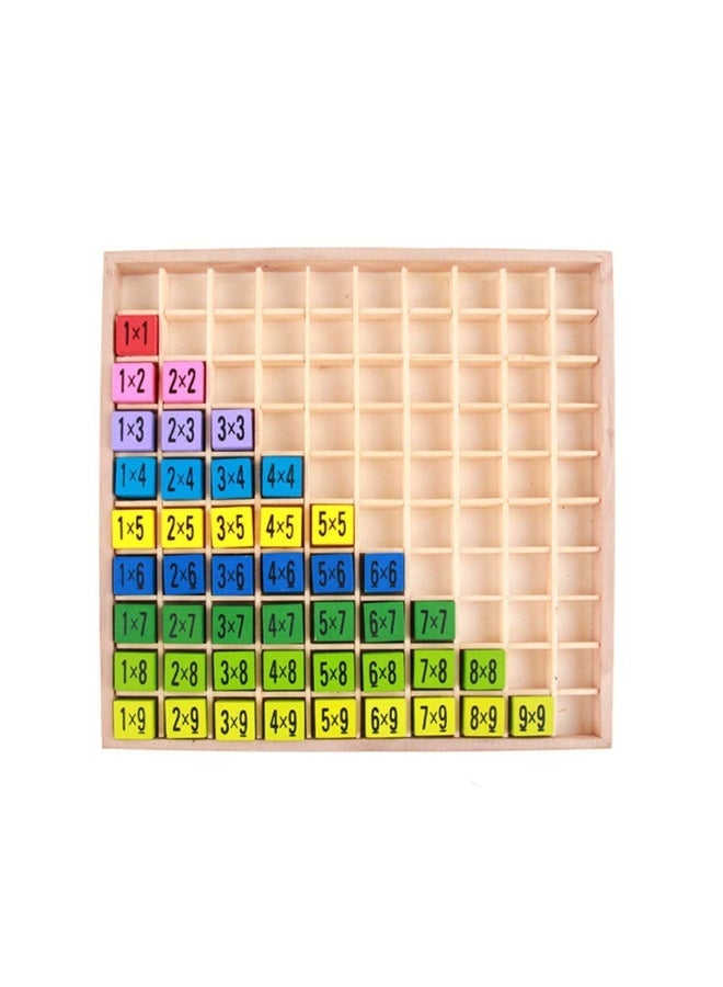 Toy Box Educational Wooden Math Toy Multiplication Game Preschool Toy for Kids - Image 3