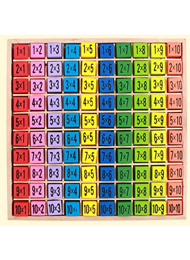 Toy Box Educational Wooden Math Toy Multiplication Game Preschool Toy for Kids - Image 1