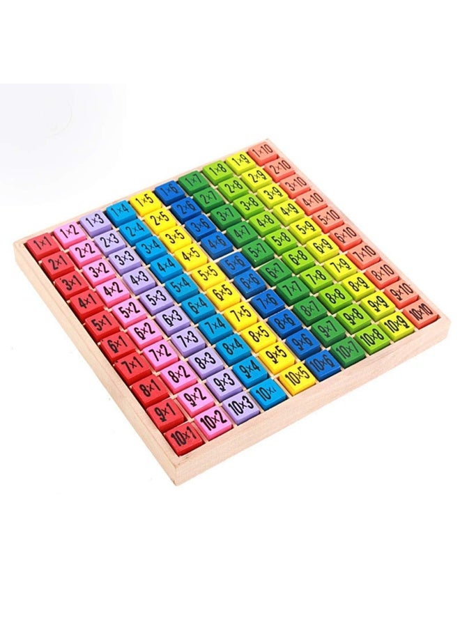 Toy Box Educational Wooden Math Toy Multiplication Game Preschool Toy for Kids - Image 2