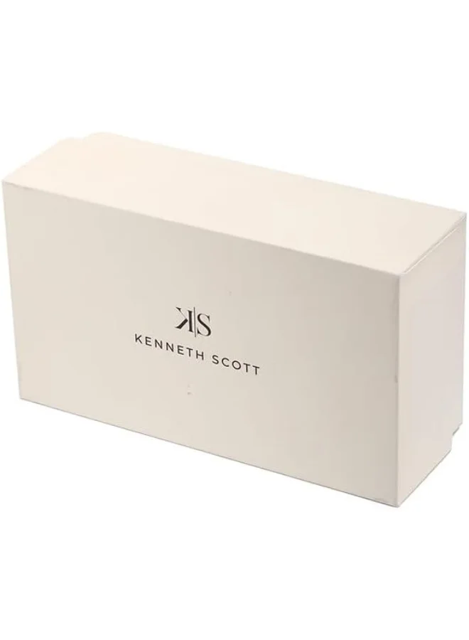 KENNETH SCOTT Kenneth Scott Women's Watch, Analog Display and Polyurethane Strap - K24508-SLLL, Blue