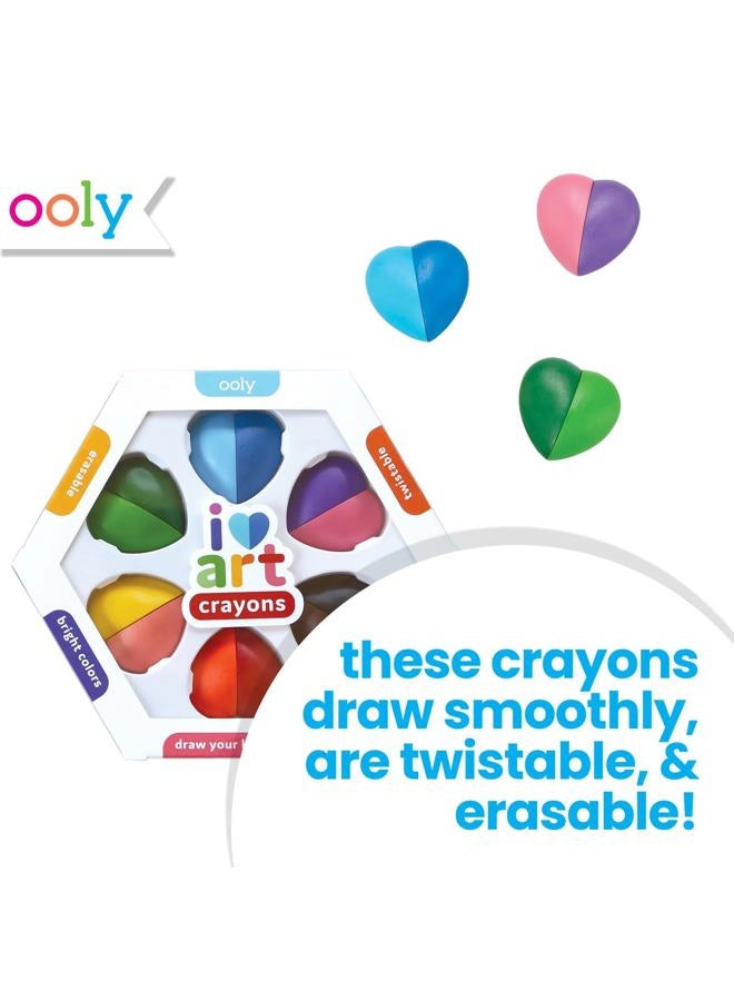 Ooly I Heart Art Erasable Crayons - Set of 6 - Image 2