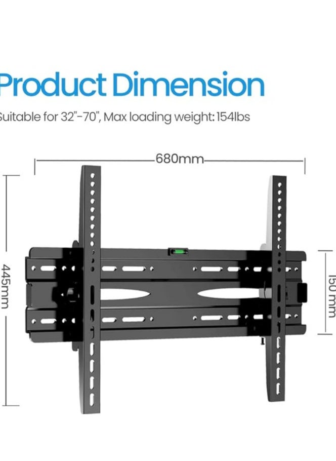 Hamood - Excellent quality Tilt TV Wall Mount 32"-75" LED, LCD Flat Panel TVs - Image 1