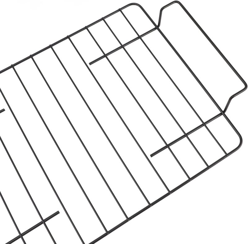 Roast Pan with Rack, Broiling Pan with Rack, Non Stick Carbon Steel Roasting Pan for Turkeys, Oven Safe Baking Pan with Iron Handles, Dishwasher Safe Roaster Pan for - Image 4