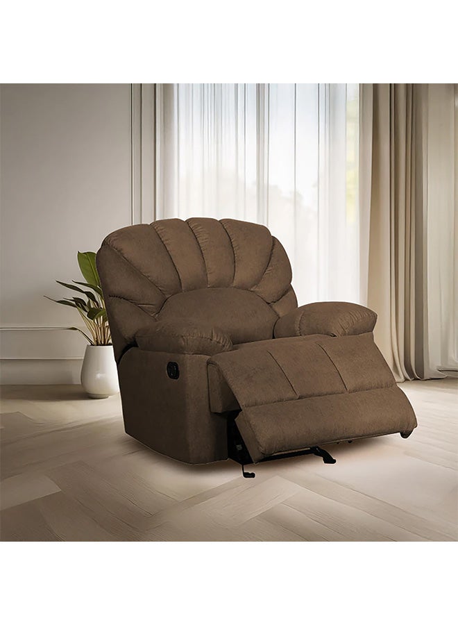 BACK COMFORT Rocky Recliner Chair – Comfortable Rocking Motion, 1-Year Warranty – Brown Color - Image 1