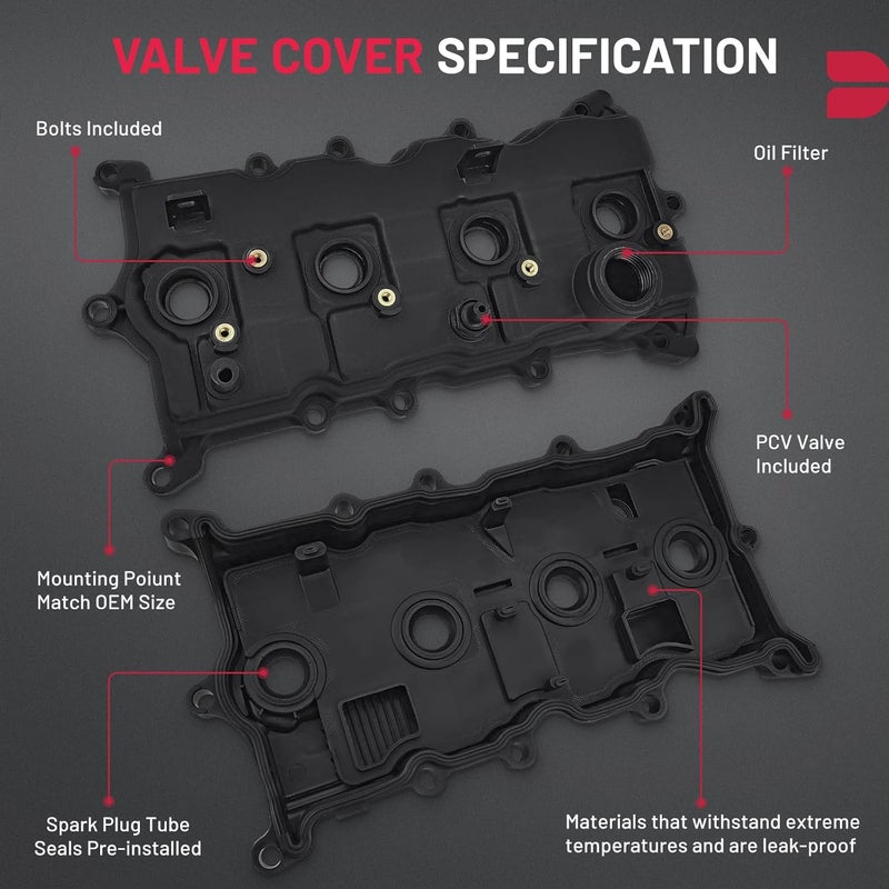 BDFHYK Engine Valve Cover with Gasket for Nissan Altima and Sentra - Image 4