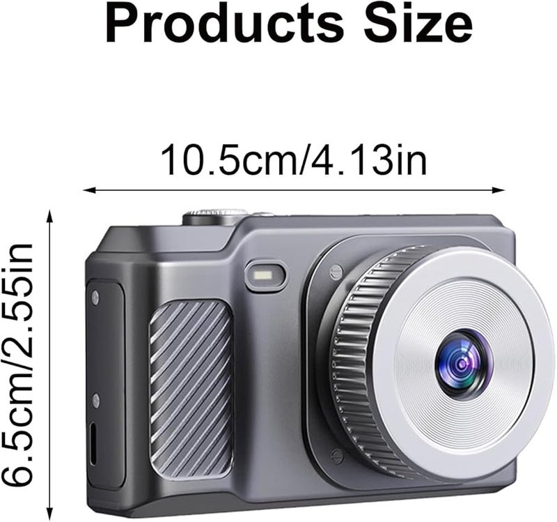 Black Small Digital Camera High Sensitivity 8X Zoom Travel Photos - Image 5