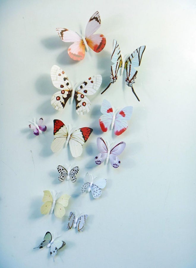3D Stereo Simulation Magnet Butterfly Sticker - Image 1