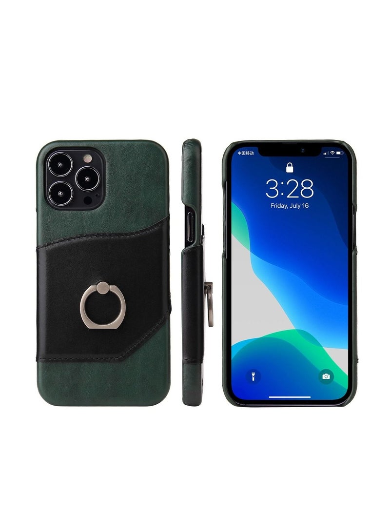 Suteni Leather Protective Back Cover Case Phone Case for iPhone