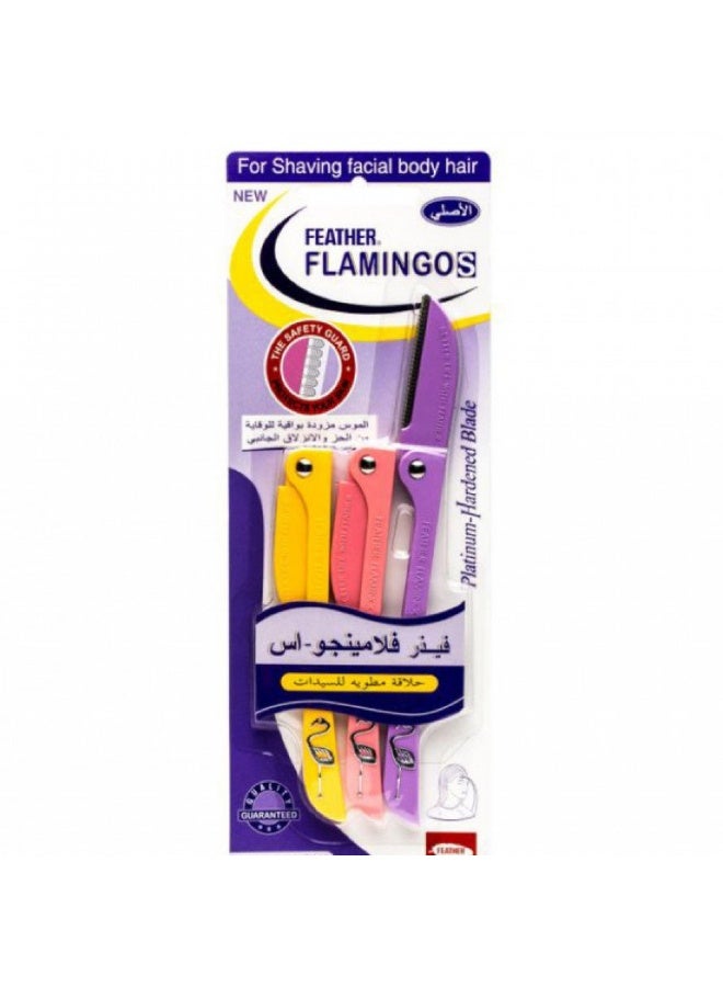 فيذر-فلامنجو فلامينجو شفرات حلاقة للوجه - 3 قطع - Image 2