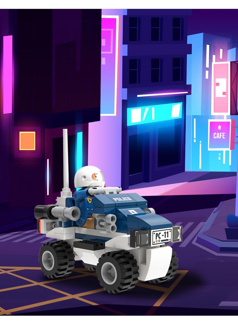 Beram Police Quadbike Toy , Rugged 4-Wheel ATV with Officer Action Figure & Realistic Details , Push & Go Rescue Vehicle for Kids Ages 5+ Durable, Safe, and Fun Law Enforcement Toy for Indoor/Outdoor Play , Perfect for Pretend Chase & Patrol Missions - Image 3